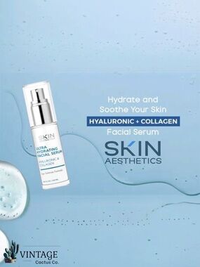 New! Skin Aesthetics Hyaluronic + Collagen Facial Serum